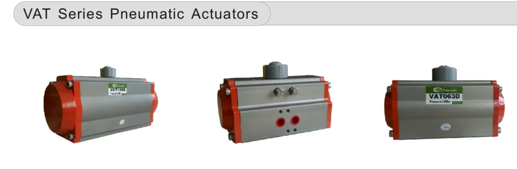 Vat Single Spring Return Electric Aluminum Pneumatic Actuator