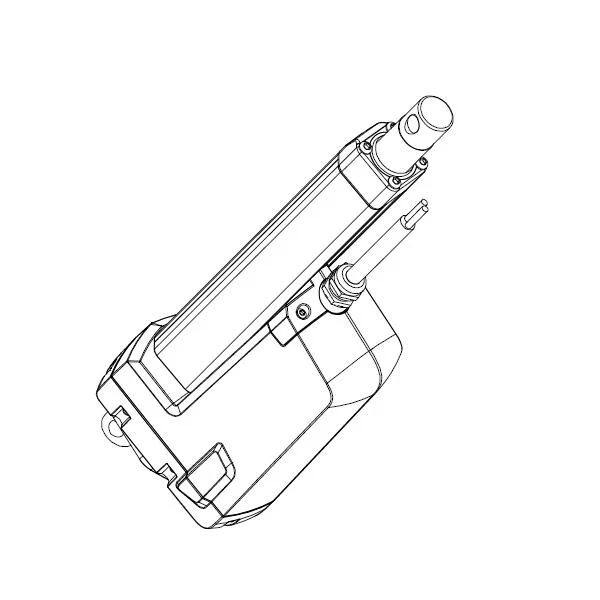 Industrial Heavy Duty Waterproof Protect Feature Linear Actuator for Tractor, 12V/24V DC (HB-DJ805G)