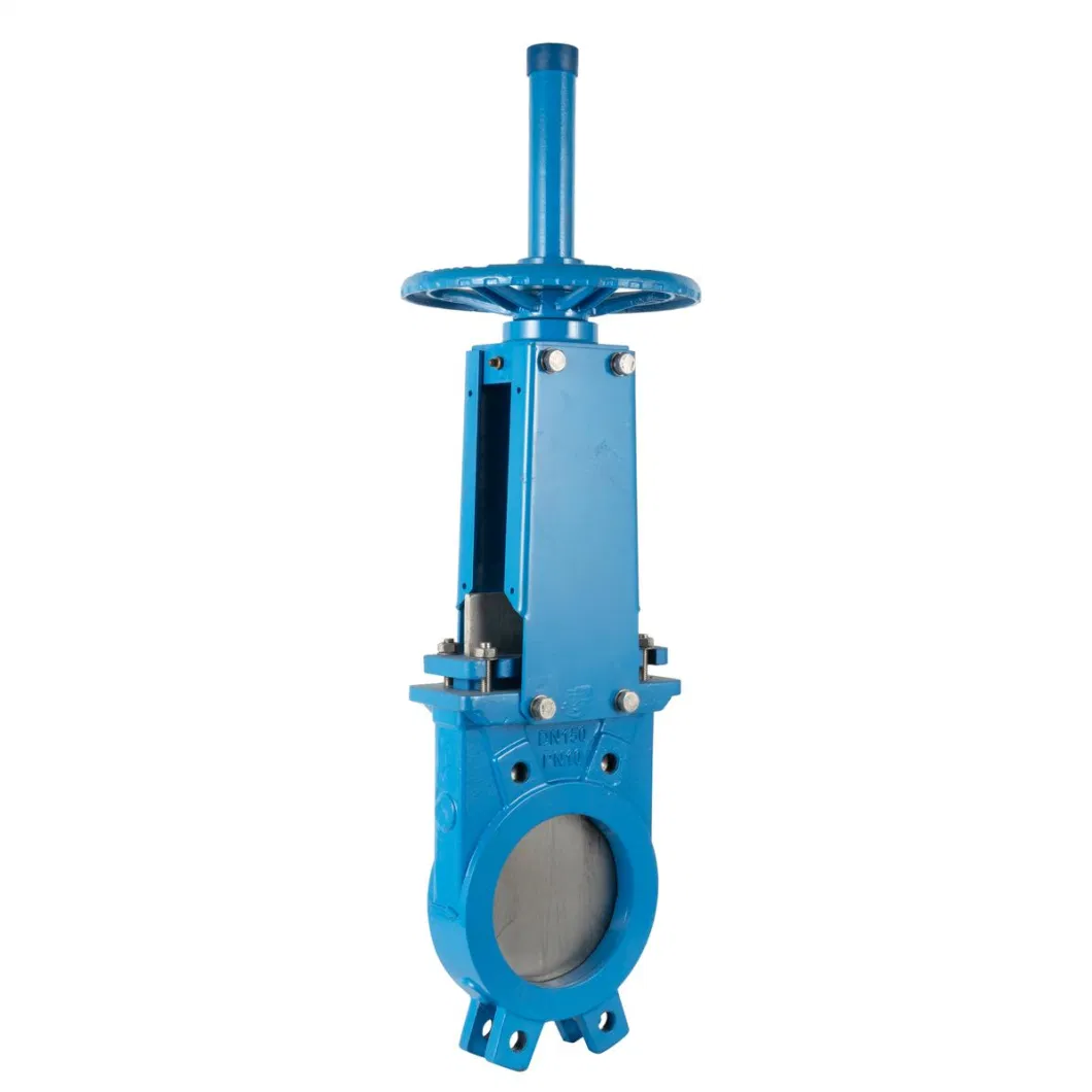Class150 Pn10 Hand Wheel Operated CF8m Disc Wcb Stainless Steel Body Knife Gate Valve