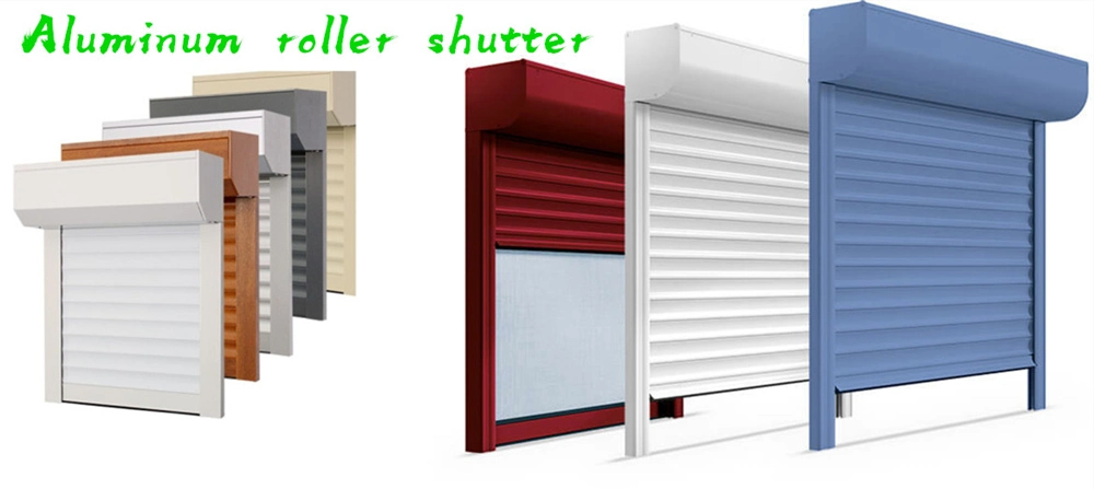 China Automatic Motorized Aluminum Electric Window Hurricane Roller Rolling Shutter with WiFi Remote Control