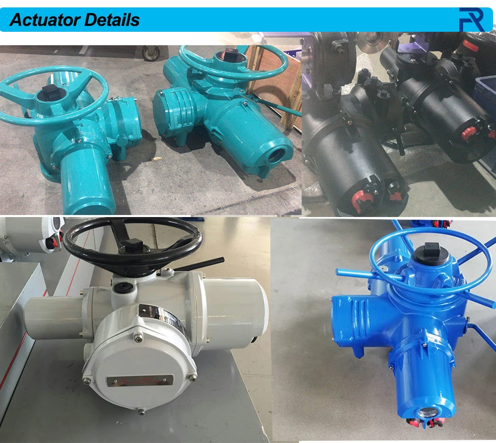 IP68 Intelligent Multi Turn Electric Actuator with Globe Valve