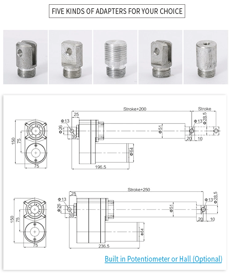 Industrial Use High Quality Valve Electric Linear Valve Linear Actuator Have a Ready Market