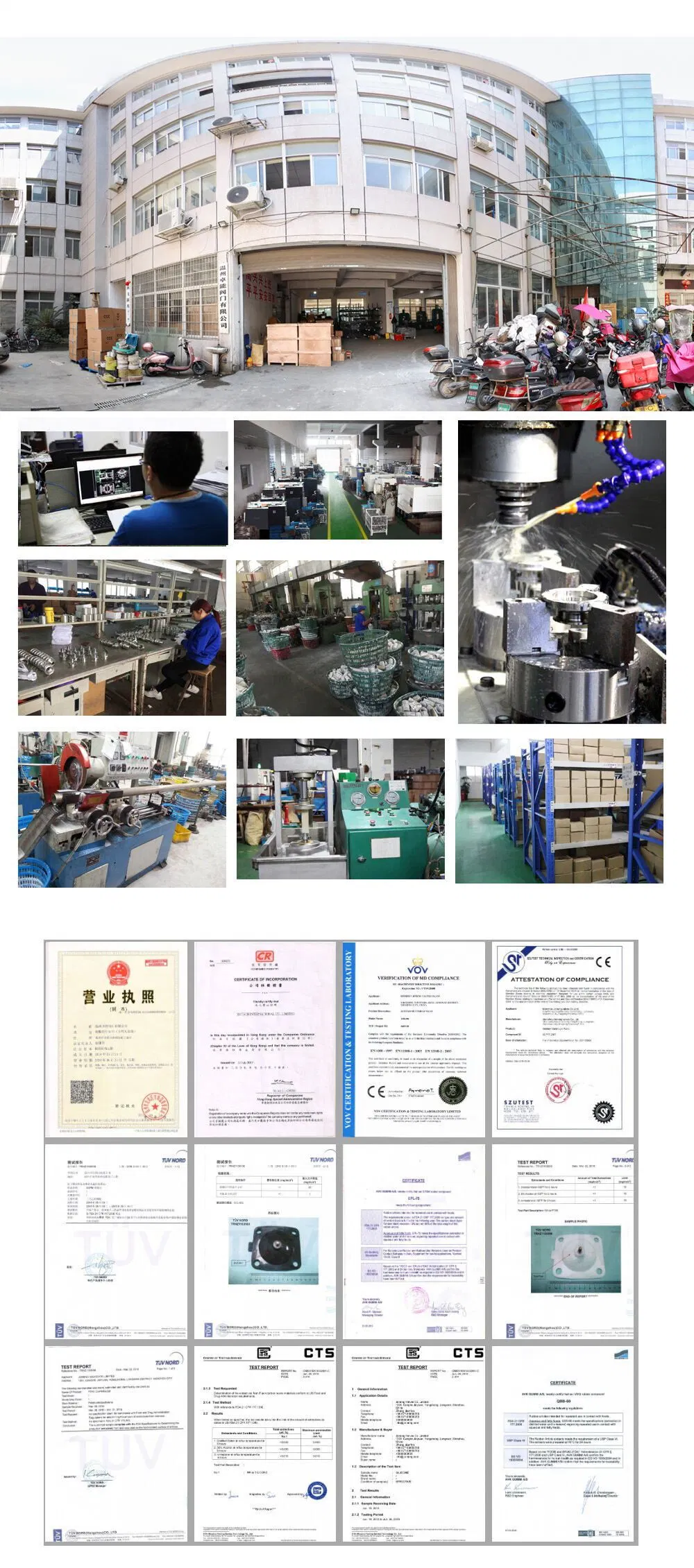 Bpe 2 Way Manuel Pneumatic Brewing Teflon Flow Control China Stainless Steel Sanitary Square Type 3-Way Diaphragm Valve