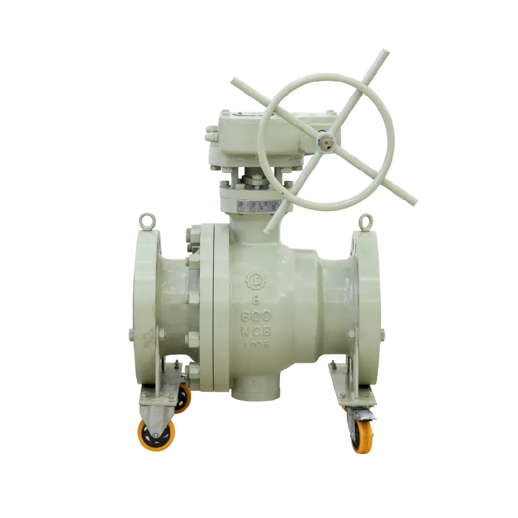 API 607 Fire Safe Design Available Manual Stainless Steel Flange Ball Valve with Pneumatic Actuator