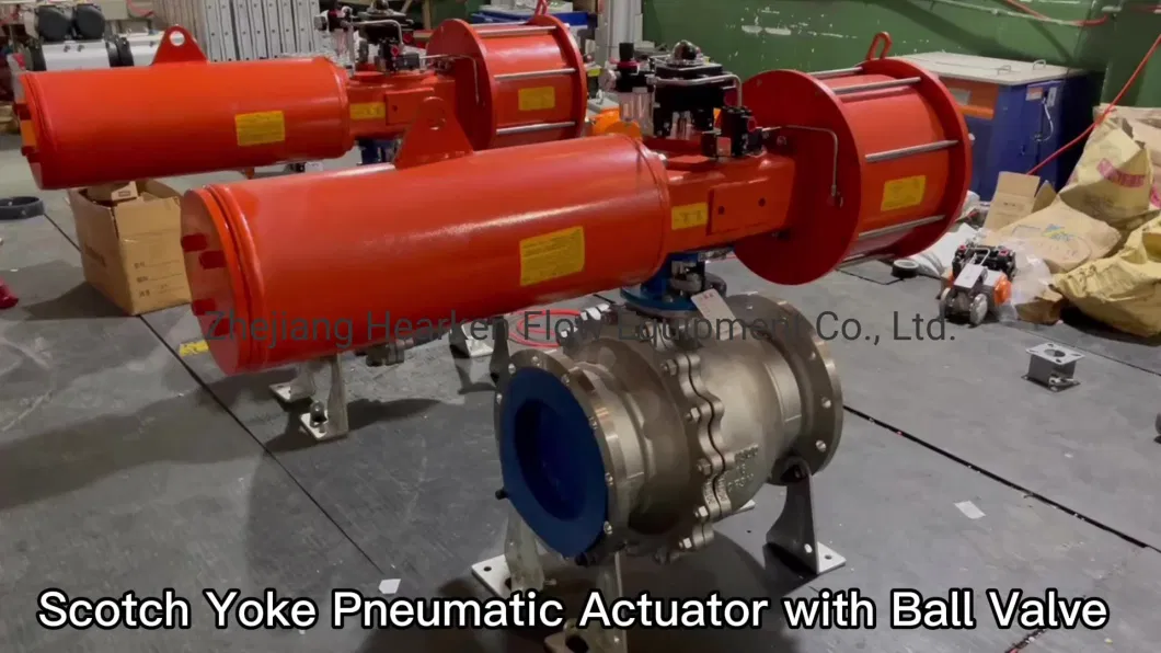China Manufacture Single Action Double Heavy Duty Scotch Yoke Pneumatic Actuator