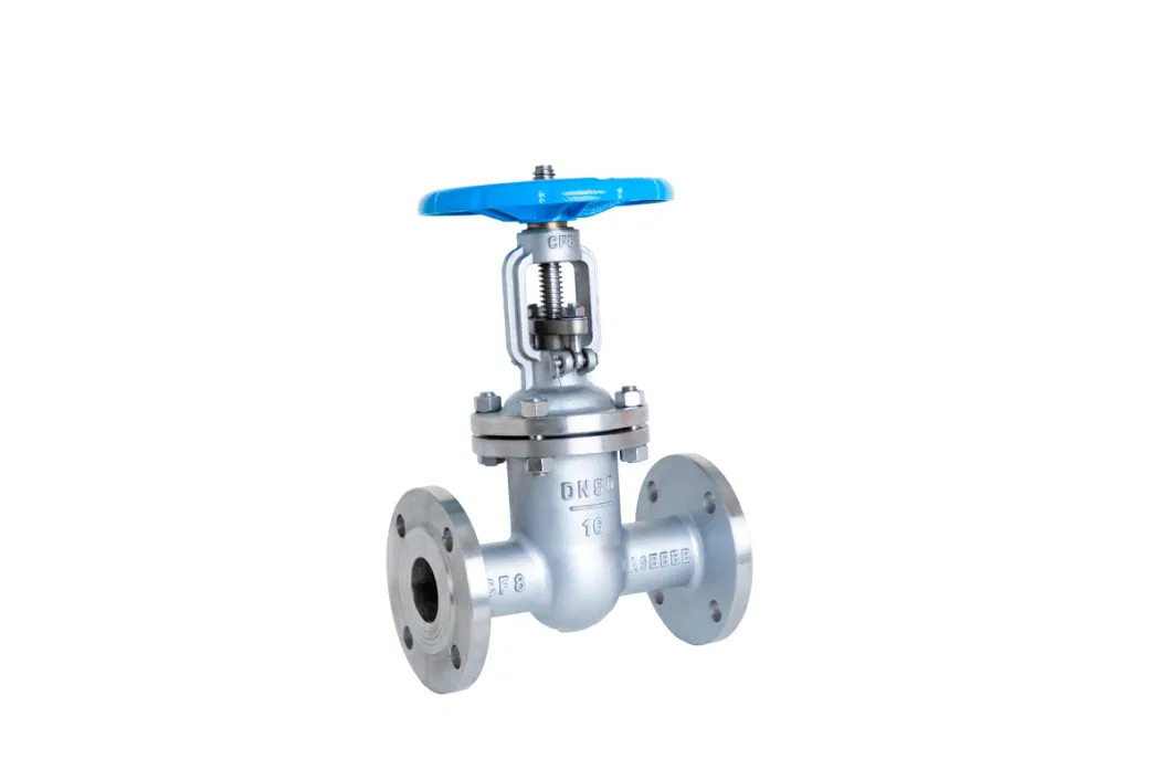 ANSI 150lb Pn16 Valves with Solid Wedge 316 CF8 Rising Stem Stainless Steel Flanged End Z41 Gate Valve