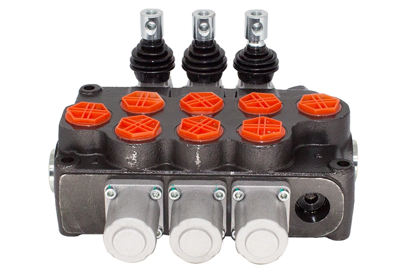 120 L/Min Manual 3 Way Brand Hydraulic Directional Flow Control Valve