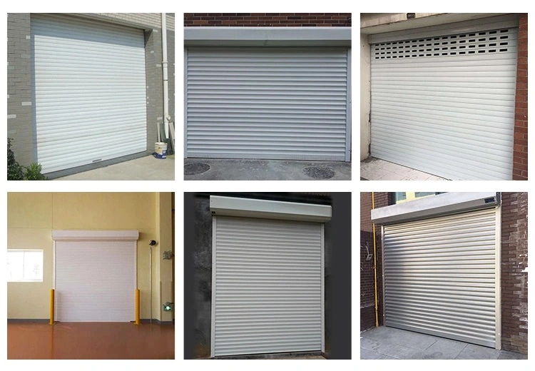 Motorized Aluminum Alloy Garage Roller Shutter with Remote Control