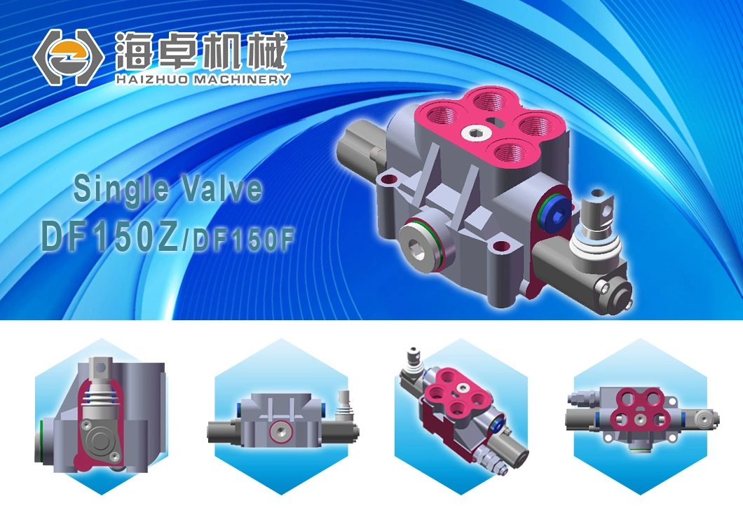 Df150 Sliced &amp; Integrated Manual Operation Hydraulic Multiple Directional Control Valve