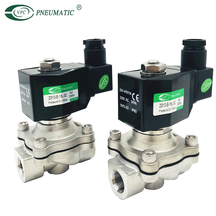 SLA 2/2 Way 1/2 Pilot Operated Piston Stainless Steel Solenoid Valve