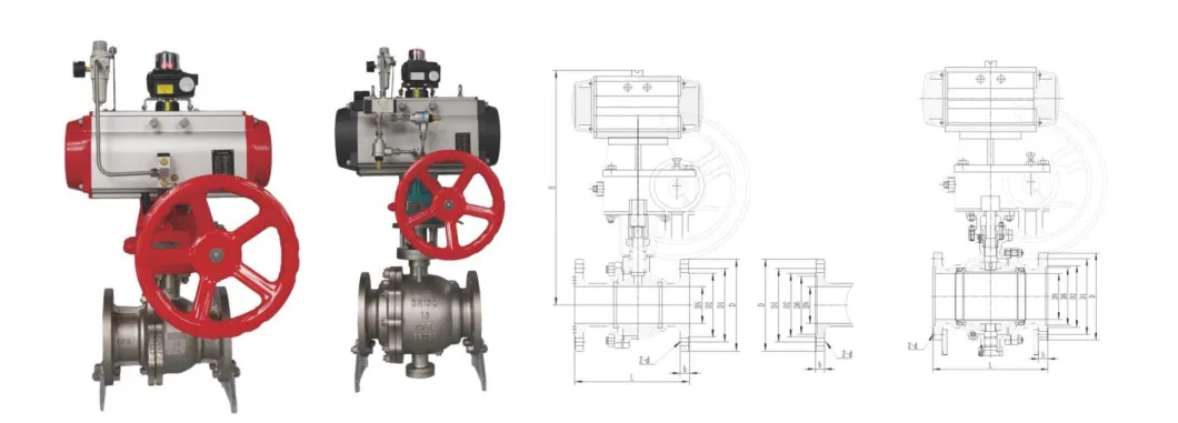 Diaphragm Operated Pneumatic O-Type Ball Valve Steam Globe Control Valve