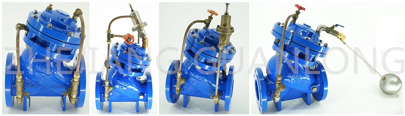 Electromagnetic Solenoid Remote Control Globe Double Chamber Float Ball Water Level Control Valve