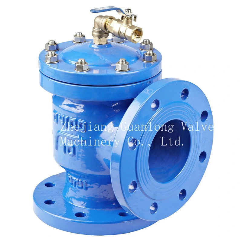 Angle Type Piston Actuated Float Ball Altitude Water Level Control Valve (H142X)
