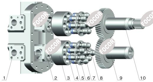Rexroth A8vo55/A8vo80/A8vo80/6.3/A8vo107 Hydraulic Pump Spare Part Ring Piston