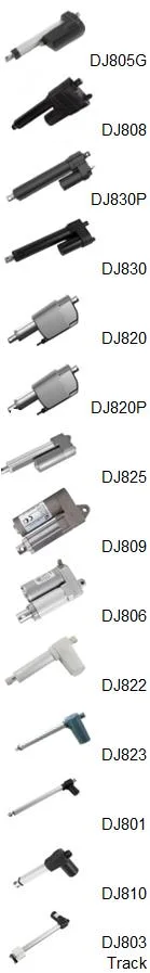 Industrial Heavy Duty Waterproof Protect Feature Linear Actuator for Tractor, 12V/24V DC (HB-DJ805G)
