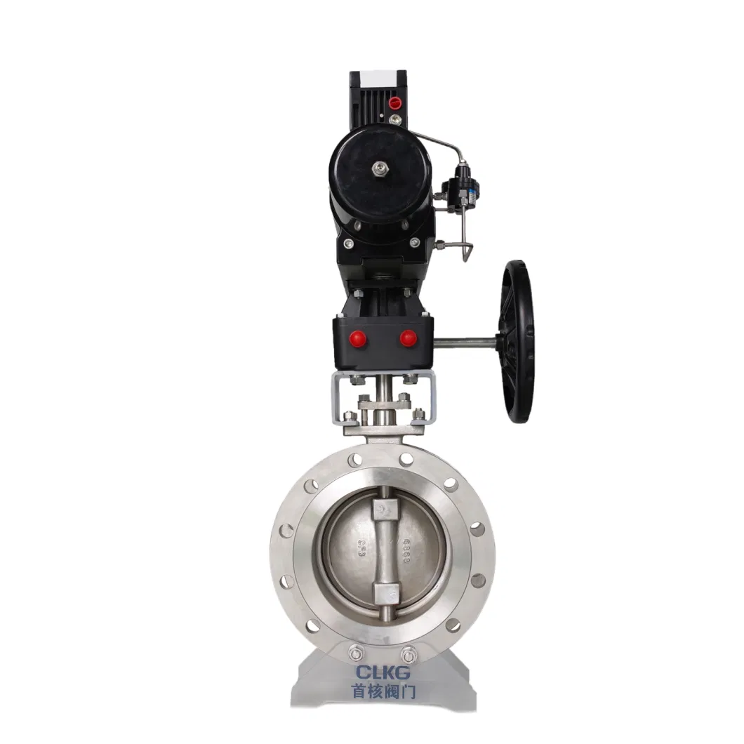 DN50 Air Control Butterfly Valve Pneumatic Regulating Actuator Butterfly Valve