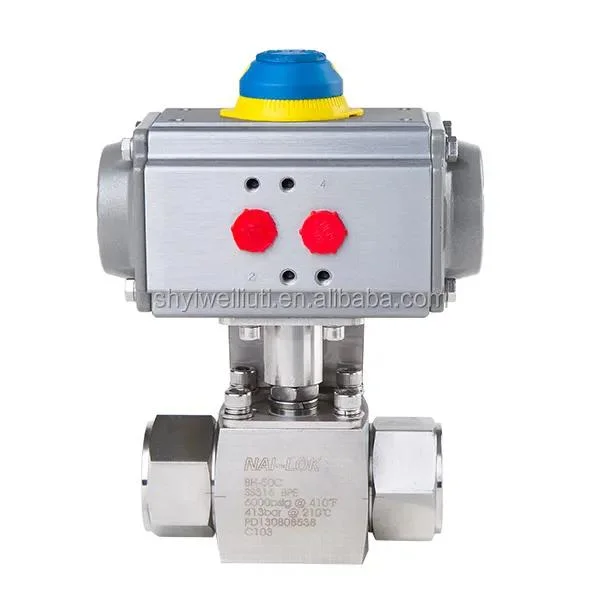 Pneumatic Actuator Stainless Steel Pneumatic Thread Connection Valve Single Seat SS316 Pneumatic Control Steam Control Valve with Positioner