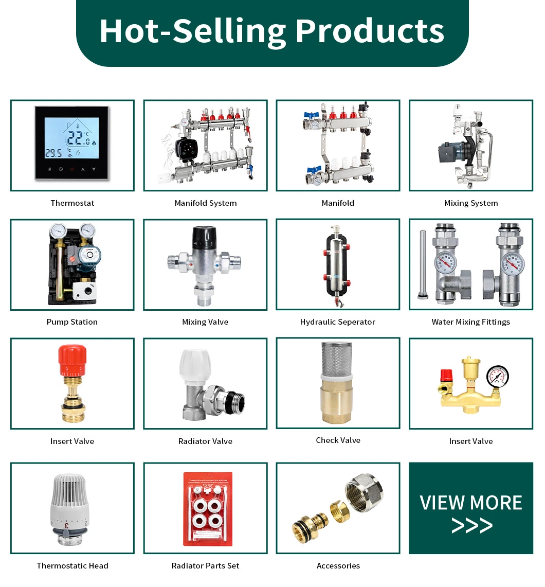 Thermostatic Radiator Valve One Way Valve PPR Temperature Control