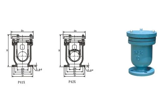 Waste Water Dual Body Combination Air Release Valve