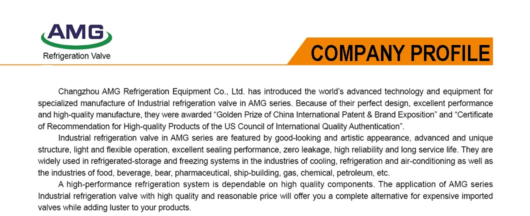 2022 Ammonia Fluorine Servo Operated Piston Valve for Cold Storage Pipeline