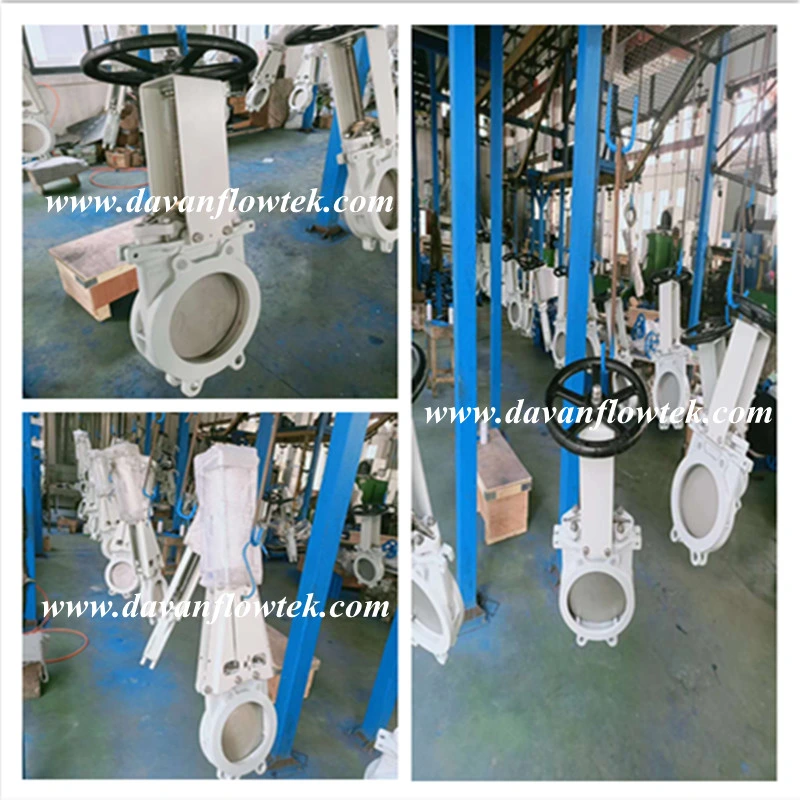Ductile Iron Ggg50 Knife Gate Valve Factory Rubber Seat Manual Operated Water China Slurry Sluice Knife Gate Valve Wafer Lug Knife Gate Valve