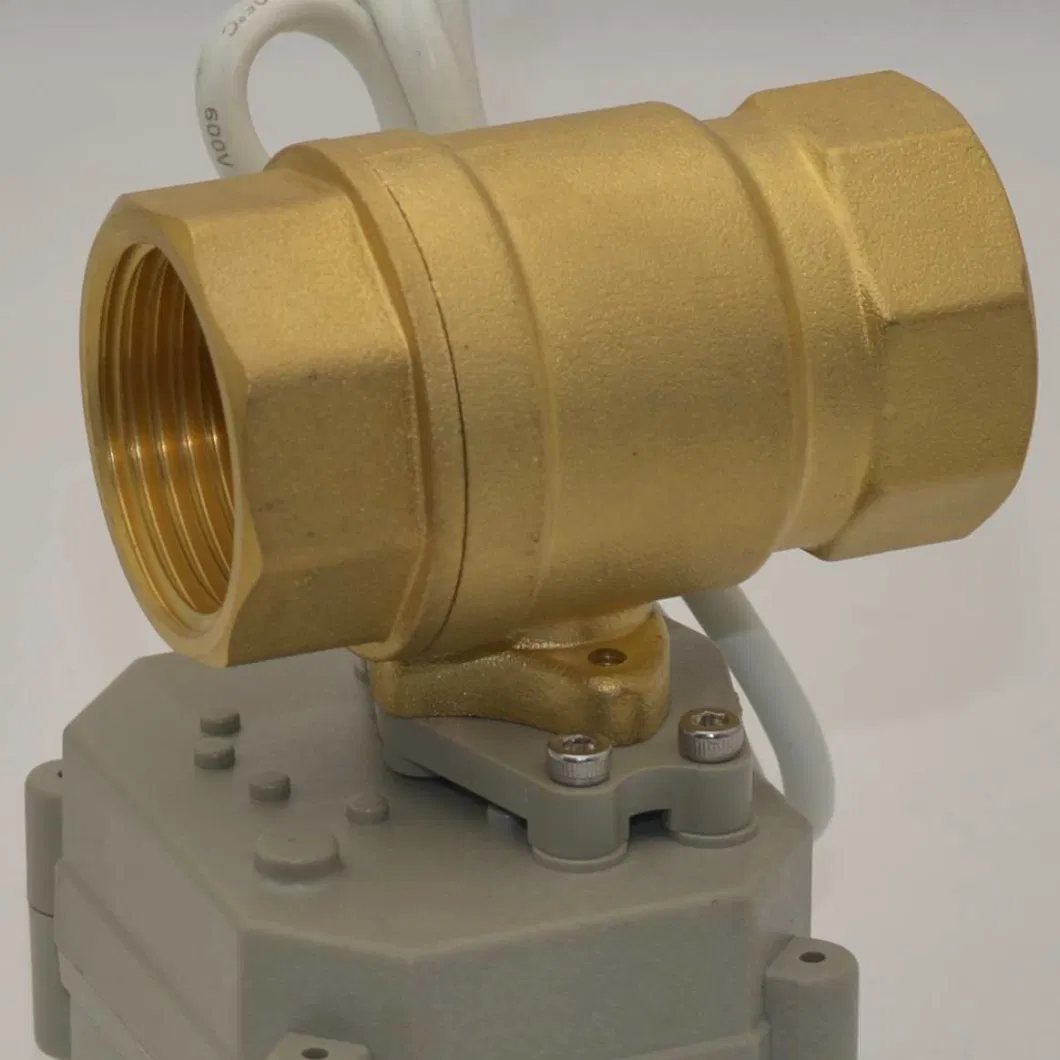 Hot 1&prime; &prime; Bsp/NPT AC/DC9-24V Electric 2-Way Brass Motorized Ball Valve