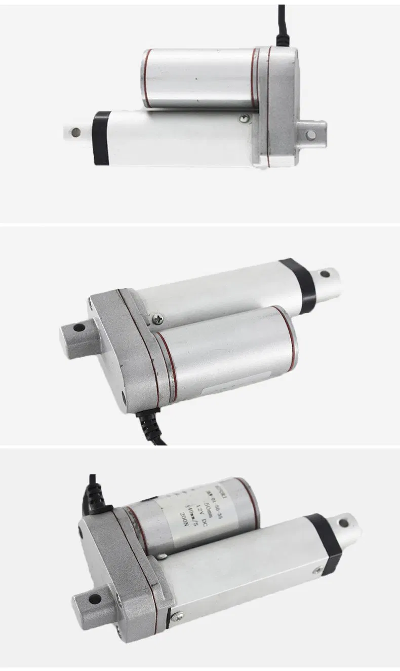 Aluminum Alloy Smart Spring Return Linear Actuator with 500 Stroke