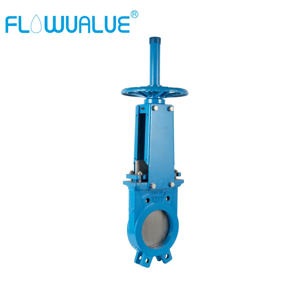 Stainless Steel Pn10 DN350mm 14in EPDM Lever Manual Pneumatic Electric Motorized Hydraulic Actuator Knife Gate Valve