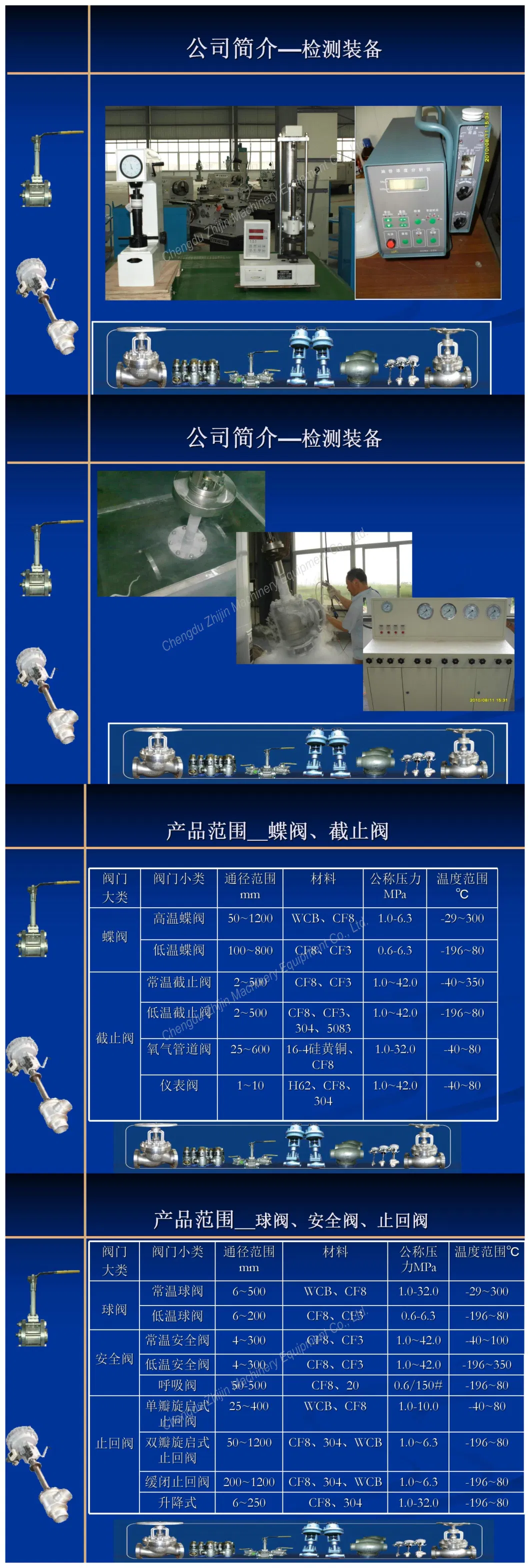 Cryogenic Butterfly/Diaphragm Control/Ball/Globe/Throttle/Check/Safety/Breathing/Three Way Valve/Liquid Hydrogen/Helium/Oxygen/Natural Gas/LNG/LPG/CNG Valve