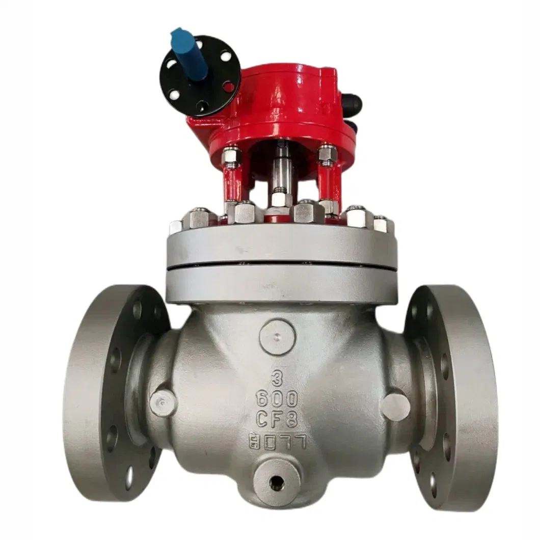 Stainless Steel Pneumatic Modulating Valve with 4-20mA IP Positioner High Pressure Rising Stem Globe Control V