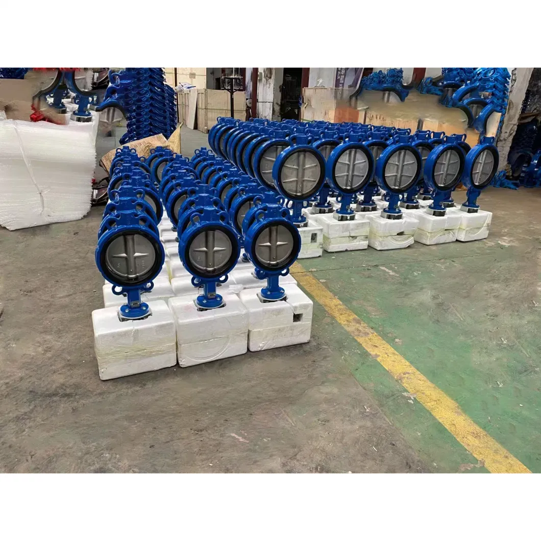 DIN API Cast Steel Cast Iron Ductile Iron Ggg40 Gg25 EPDM NBR Rubber DN 800 Electric Actuator Lug Wafer Butterfly Valve