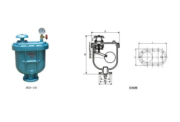 Waste Water Dual Body Combination Air Release Valve