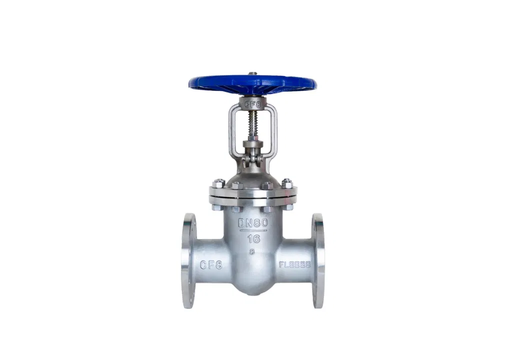 ANSI 150lb Pn16 Valves with Solid Wedge 316 CF8 Rising Stem Stainless Steel Flanged End Z41 Gate Valve