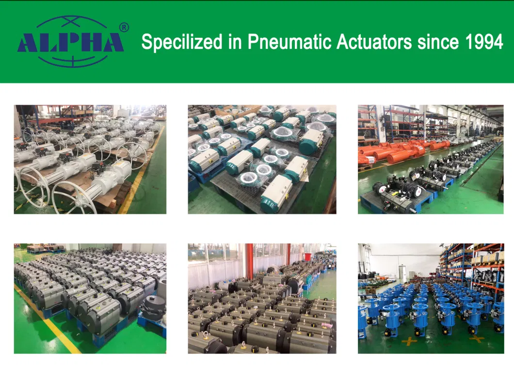 CE Alpha C Pneumatic Actuator with High Quality for Control Valve