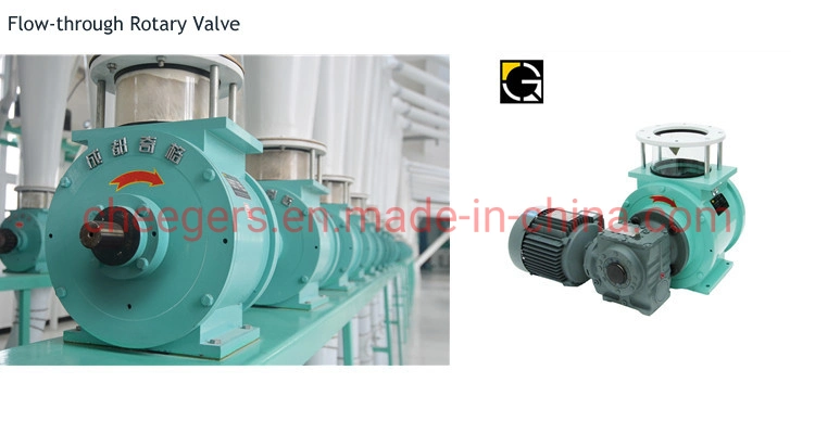 Motor Operated Rotary Air Electric Valve Actuator Usage Grain Rotary Feeder