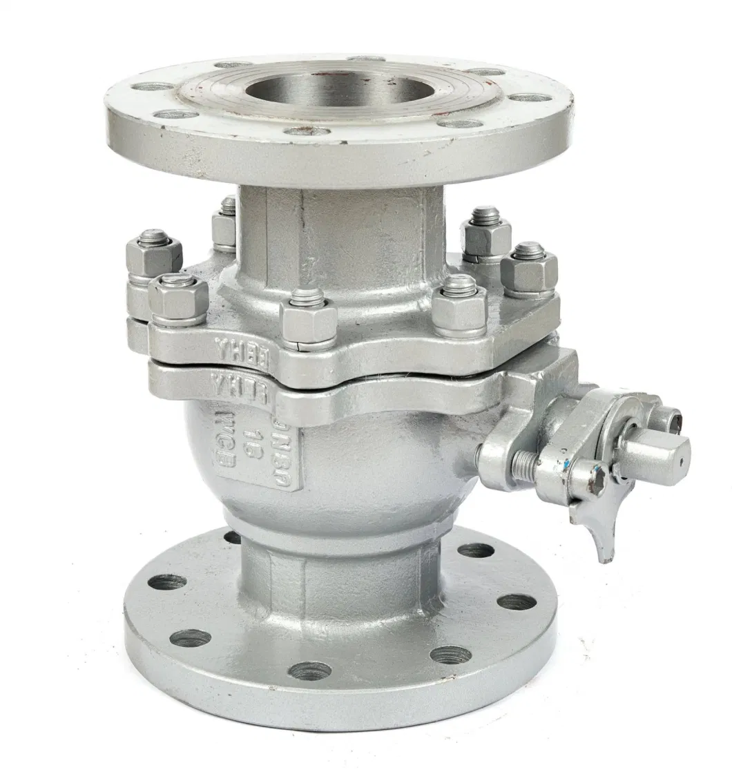 Pneumatic Actuator Special Material Cast Steel Water Industrial Flanged Ball Valve