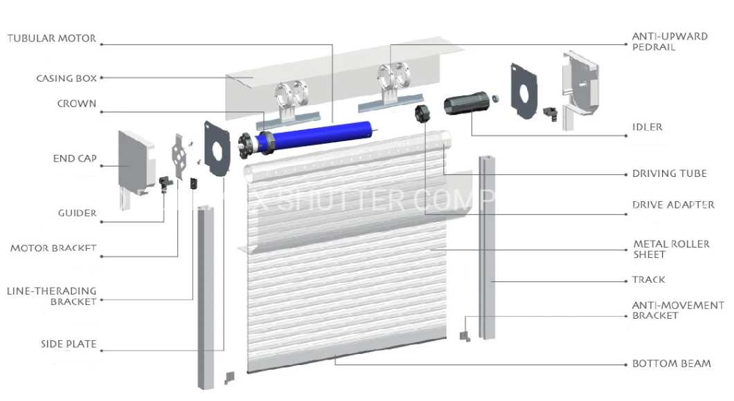 Motorized Aluminum Roller Shutter with Good Price