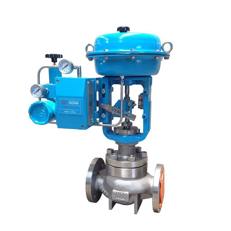 Nai-Lok Stainless Steel Pneumatic Control Valve Pressure Temperature Film Single Seat Flow Electric Globe Valve