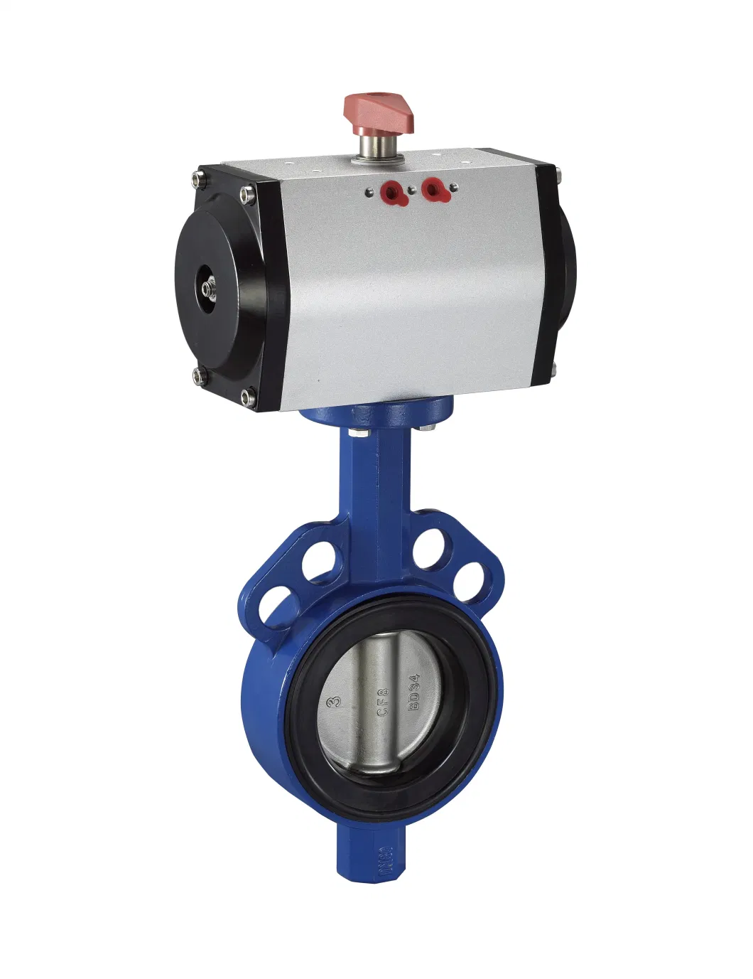 Competitive Price Modulating Butterfly Valve Electric/Pneumatic Actuator for Process Control