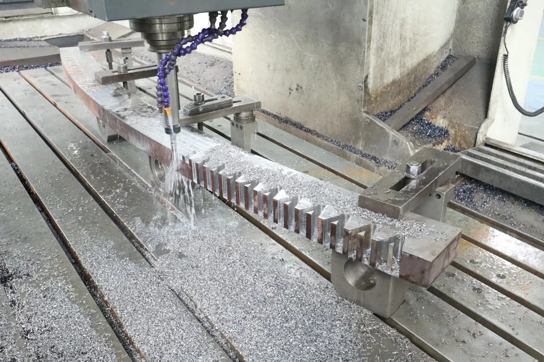 CNC Machining Forged Steel Precision Spur Rack and Pinion Railway