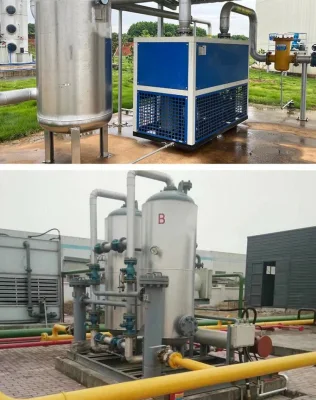 1500m3 Biogas Dehumidification Chiller System Cooling System