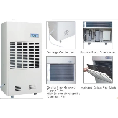  Dehumidifier Corporation Offer Big Capacity 168L/D Dehumidifier for Basement Dehumidified Air Solutions Industrial Dehumidifier for Warehouse