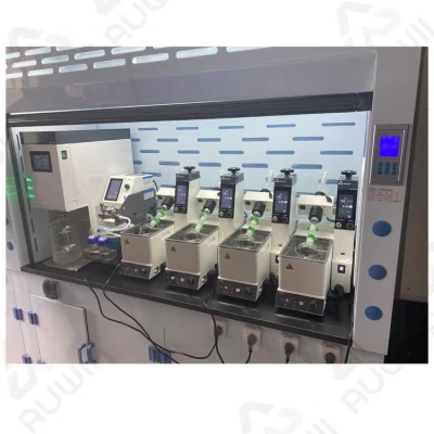  Longitudinal Rotating Axis 25cm Fume Hood Space Saving Array Mini Vacuum Rotary Evaporator System
