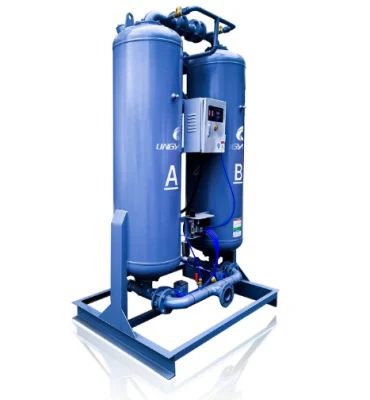  Lingyu Brand -20c -40c Dew Point Twin Tower Desiccant Regenerative Dryer Desiccant Air Dryer System