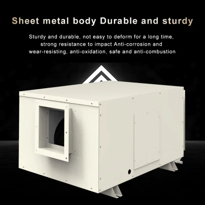 High Performance Ceiling Mounted Commercial Ducted Industrial Dehumidifier Wall Mounted Duct Dehumidifier with Reasonable Pr