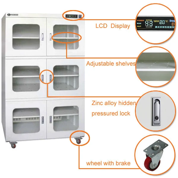 Super Auto Electronic Desiccant Humidity Control Industrial Dehumidifier Dry Cabinet