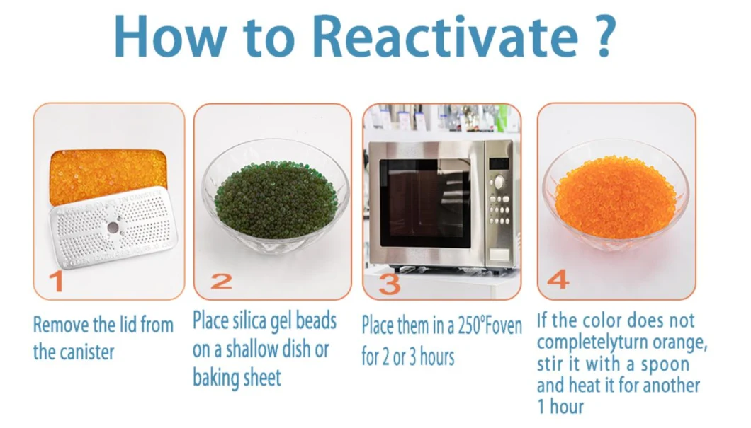 40g Reusable Household Orange Indicating Silica Gel Desiccant Dehumidifier Canister for Gun and Wardrobe Change to Green Perfect