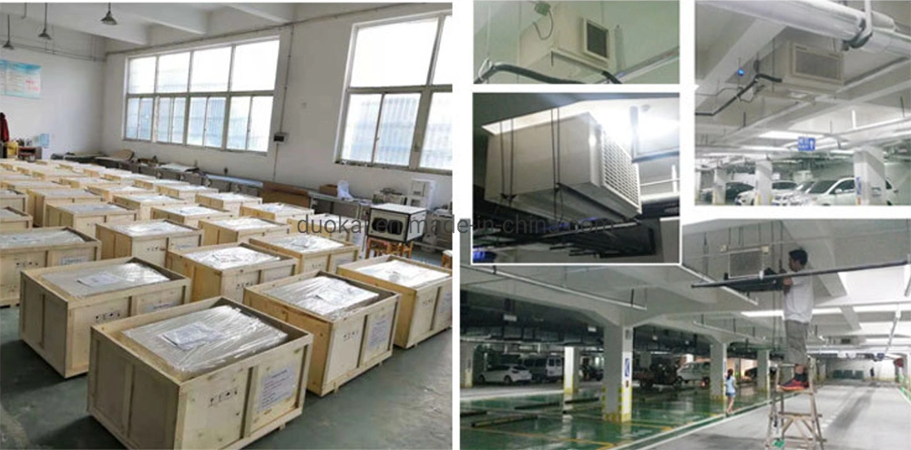 Duokai 240L/D Ceiling Dehumidifier Duct Absorption Mounted Factory Use Warehouse and Basement Dehumidifier