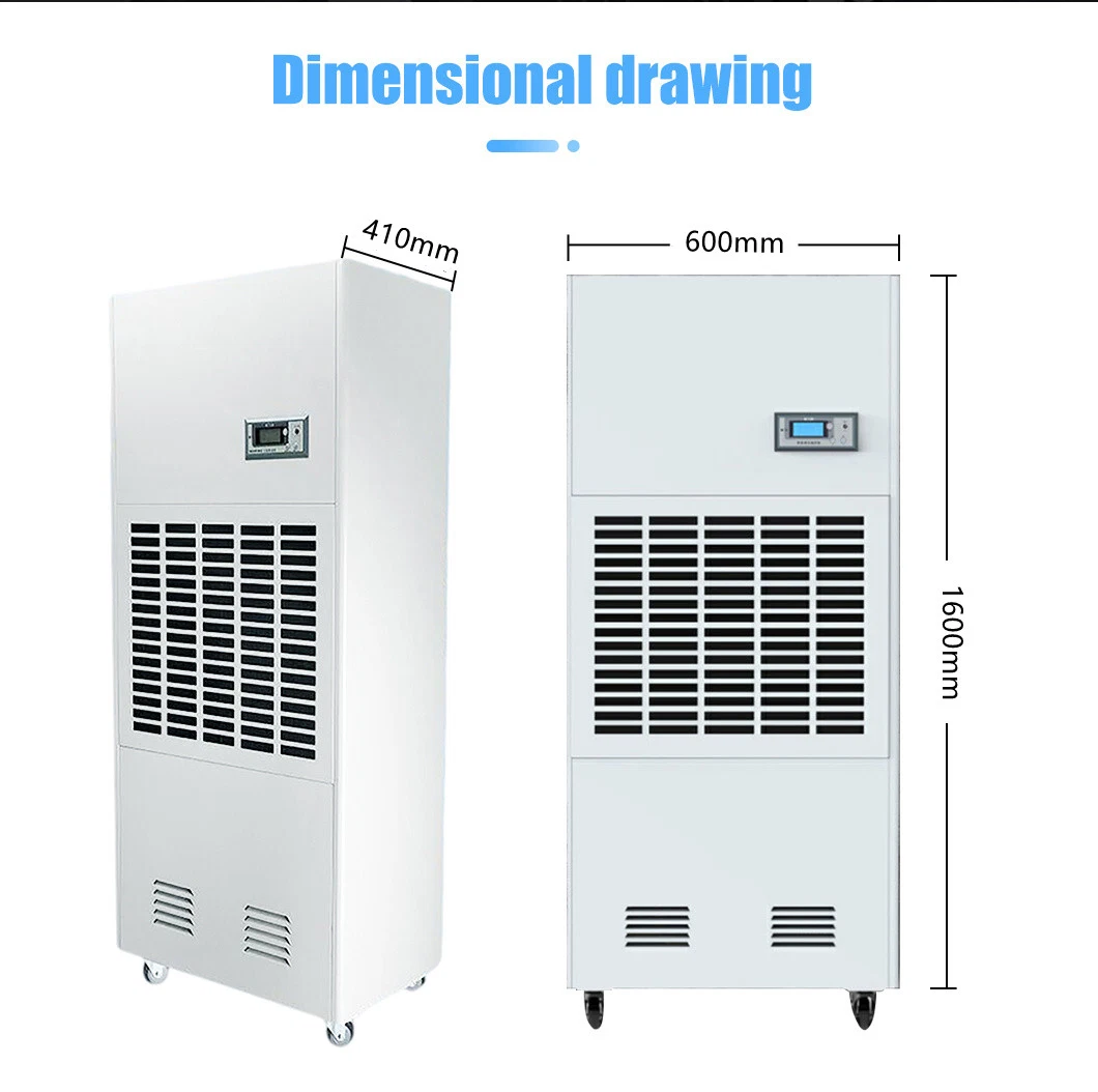 China Suppliers with ISO9001certification Wholesale Cheap 168L Removal Moisture Industrial Dehumidifier