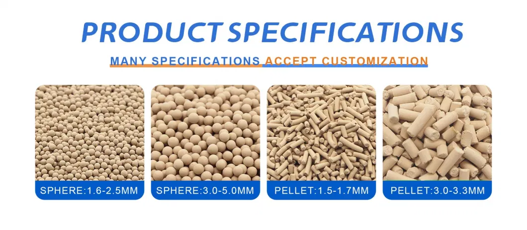 High Quality Adsorbent Zeolite 13X APG Molecular Sieve Desiccant in Air Separation